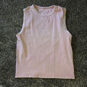 Light Pink Cropped Tank